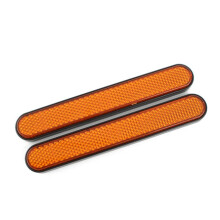 Lower Leg Slider Safety Warning Fork Reflector Sticker Yellow for Softail 883 1200