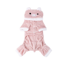Hondensweater met capuchon Warm Carnaval Cosplay Varken-L
