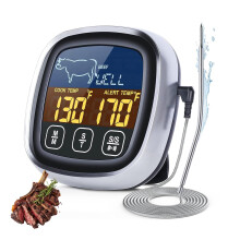 Digital Meat Thermometer Waterproof BBQ Probe with Fast 2Second Reading and Adjustable Temp Alerts