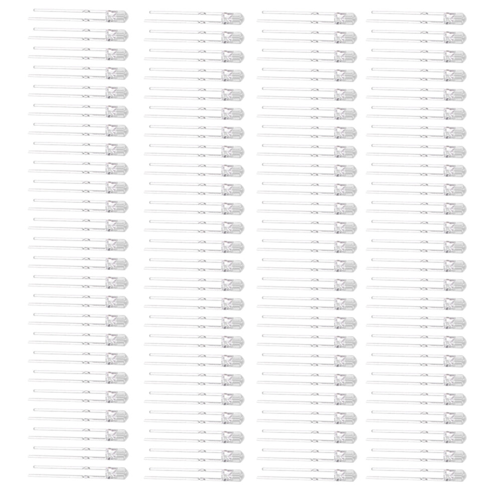 100 Pcs 3Mm 8 Colors Led Diode Kit 3V Lamp Components 8711377688716