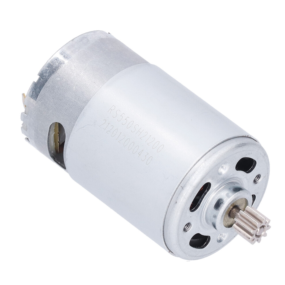 12V 21200Rpm Dc Motor With 9 Teeth, Alloy, R555 Model 5011377689182