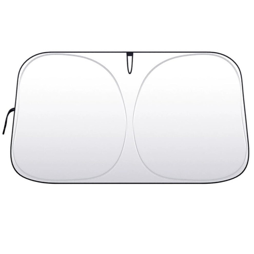 Front Windshield Sunshade Foldable Visor Cover Dashboard Sun Shade Mb Silver 9094768580929