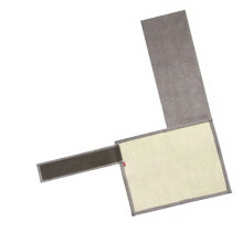 Opvouwbare kattenkrabpaal Sisal Mat Board Unieke-Bankzijde links