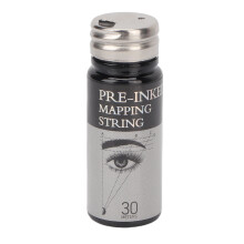 Fio de precisão para mapeamento de sobrancelhas, ideal para micropigmentação e maquiagem permanente. Fio descartável hipoalergênico pré-tintado