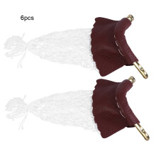 Children Billiard Ball Bag Net Iron Angle Pocket Set, Soft Quality Leather For Kid Pool Table (6Pcs/Set)