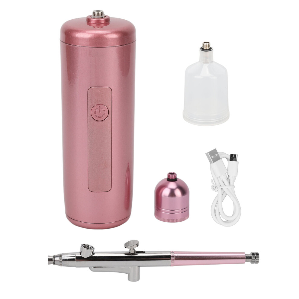 Craftsmanship Unleashed: Rechargeable Airbrush Kit, Non-Clogging Adjustable Pressure Spray for Creatives For Halloween Parties For Nightclubs