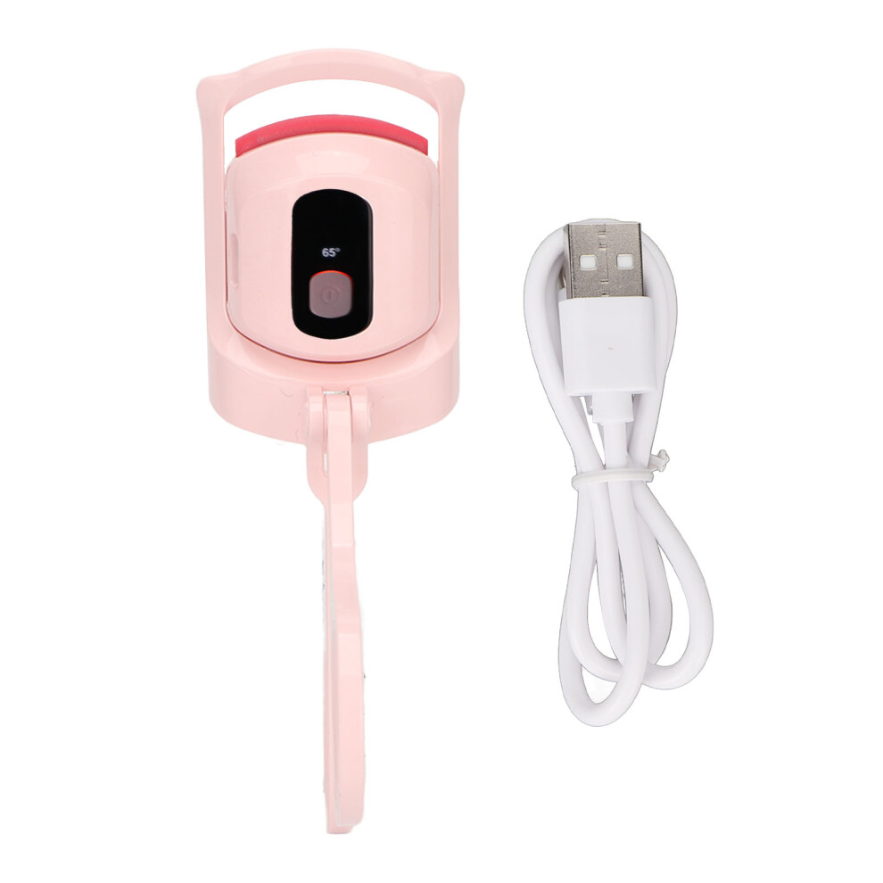 Heated Eyelash Curlers With Temperature Display, Handheld Electric Lash Curler Featuring LCD Screen And 3 Heating Modes For Natural Long Lasting