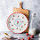 9.5 Inch Ceramic Pie Plate Baking Dish, Oven Safe,  Temp Resistant, Large 935ml Capacity 4