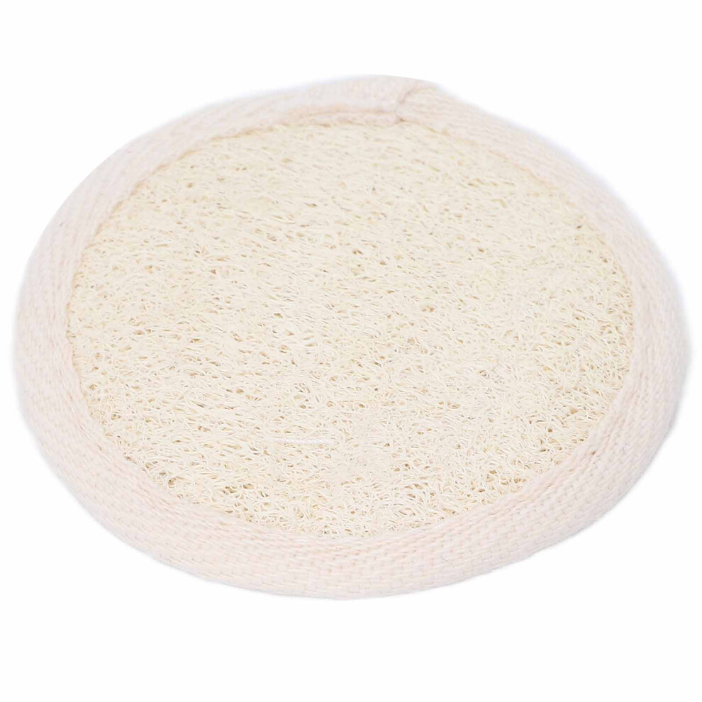 Facial Cleansing: Natural Loofah Pads, Exfoliating Scrubber For Bath Shower Spa, Natural Material, Hypoallergenic, Deep Cleaning, Exfoliating Scrubbi