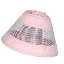 Verstelbare kattenhalsband Elizabethaanse halsband voor-Roze L
