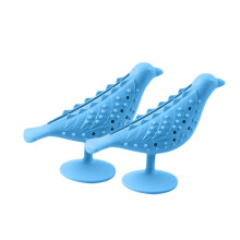 Katten Slow Feeders Voedselvoederspeelgoed Vogelinteractie-Blauw