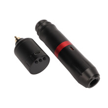 Kabelloses Dreh-Tattoostift-Set mit 1300mAh Stromversorgung, 12,4cm schwarzes Display