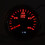 52mm Marine Pointer Tachometer Gauge 9-32V Red Backlight Waterproof 7