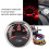 52mm Marine Pointer Tachometer Gauge 9-32V Red Backlight Waterproof 9