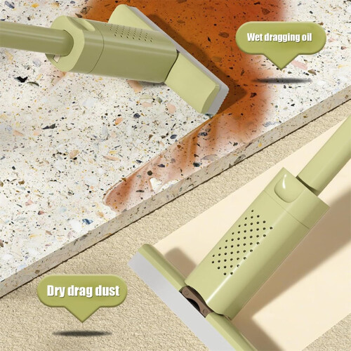 Mini Foldable Desktop Mop with Hands SelfSqueeze, Wet and Dry Cleaning Sponge, 1pcs 2