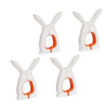 4pcs Plastic Clothespins Windproof NonSlip Laundry Clips for Outdoor Quilts Towels and Clothes