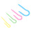 Curved Crochet Hooks 80Pcs U Cable Needles 4 Sizes Smooth Durable for Knitters 6