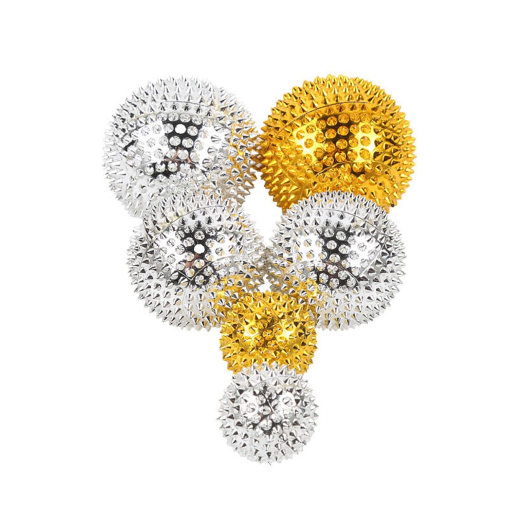 2 Pcs Magnetic Massage Balls Set for Hand Therapy and Stress Relief, Spiky Acupressure Design