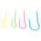 Curved Crochet Hooks 80Pcs U Cable Needles 4 Sizes Smooth Durable for Knitters 5