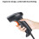 Scanner de codes-barres USB U2 2D/QR, IP54, noir et orange 7