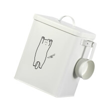 Sealed Pet Food Bucket Airtight Canister For Dog And Cat Food Storage Capacity Freshness Preservation