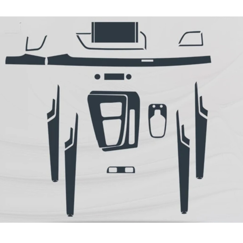 Tpu Center Console Protector Transparent Antiscratch Film For Toyota Harrier 2021 2022 9199774297288