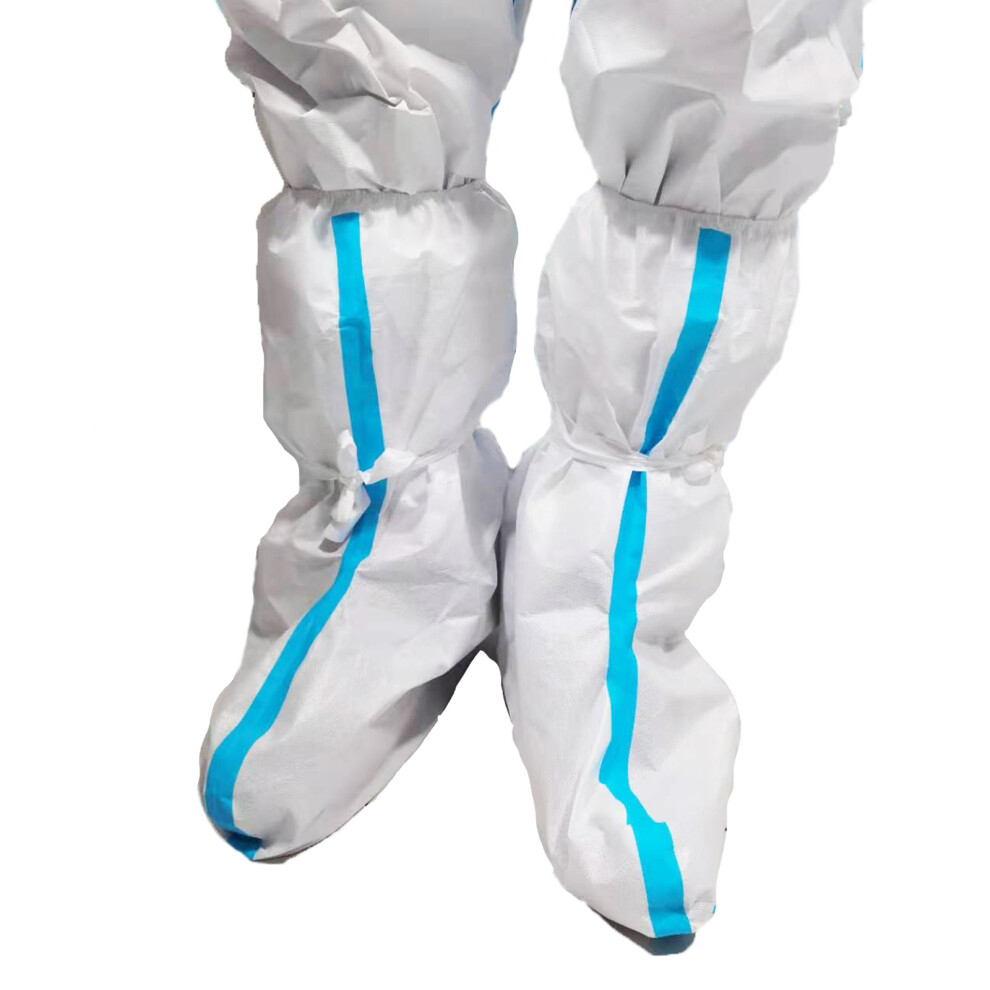Eco Friendly Disposable Shoe Cover Waterproof Breathable Non Slip Bootie Elasticated Multi Functional Footwear Protector For Indoor Outdoor Use