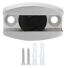 Stainless Steel Floor Guide for Frameless Glass Door, Adjustable Shower Door Guide Ensuring Smooth Operation