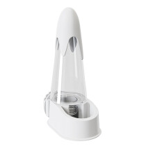 Bird Water Feeder Automatic Bird Cage Waterer Hydration Solution For Cockatiels Parrots Canary Budgies White A