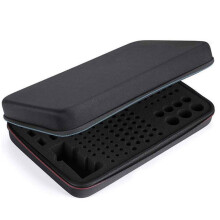 EVA Battery Organizer Box Hard Storage Case For AA AAA C D 9V Batteries Portable ShockProof Battery Holder For Home Office