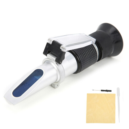 High Accuracy Aluminum Alloy Brix Refractometer 0-90% 14.5cm 1