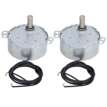 2 Pieces Mini Synchronous Motor Set 15‑18 R/MIN 4W AC220V CW and CCW Rotation