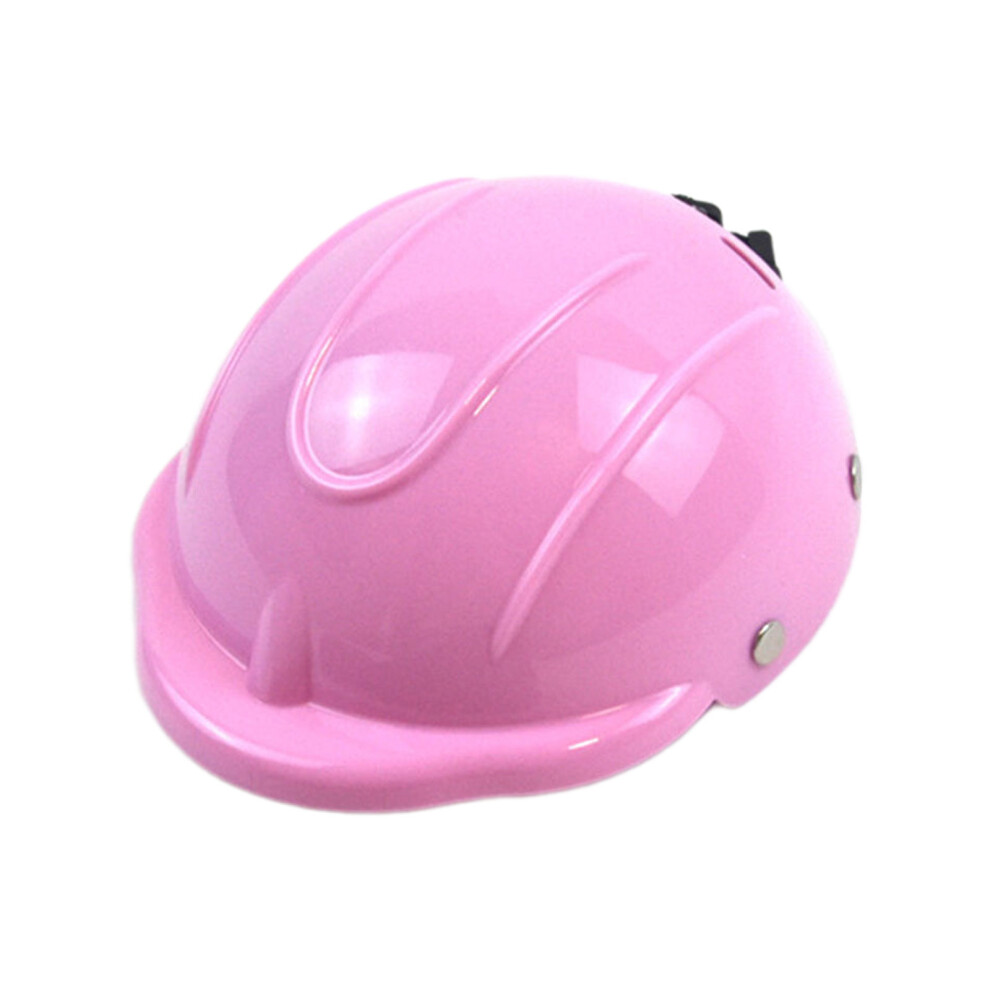 Dog Helmets Adjustable Pet Helmets Puppy Helmets- S Pink 7751000883775