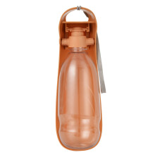 Foldable Dog Water & Food Container Bottle Cats-orange color