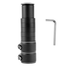 Bike Stem Riser Adjustable Aluminum Alloy Handlebar Extender Up To 5.4 Inches, Includes Wrench, 11/8 Steerer Compatible