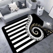 NonSlip Soundproof Drum Rug with Shock Absorption for Drum Set and Studio, 120 x 160cm