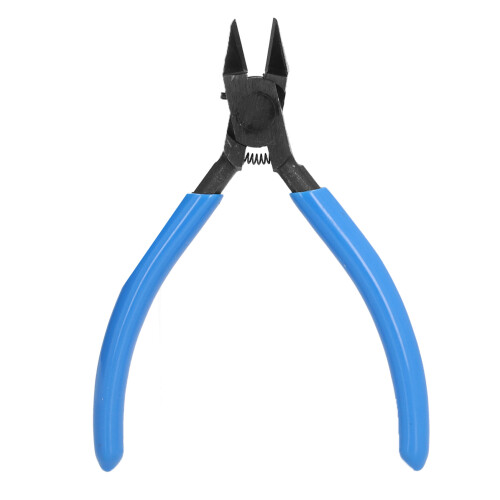 Chrome Vanadium Wire Cutter, 11mm Edge, Blue, 105mm Length 2