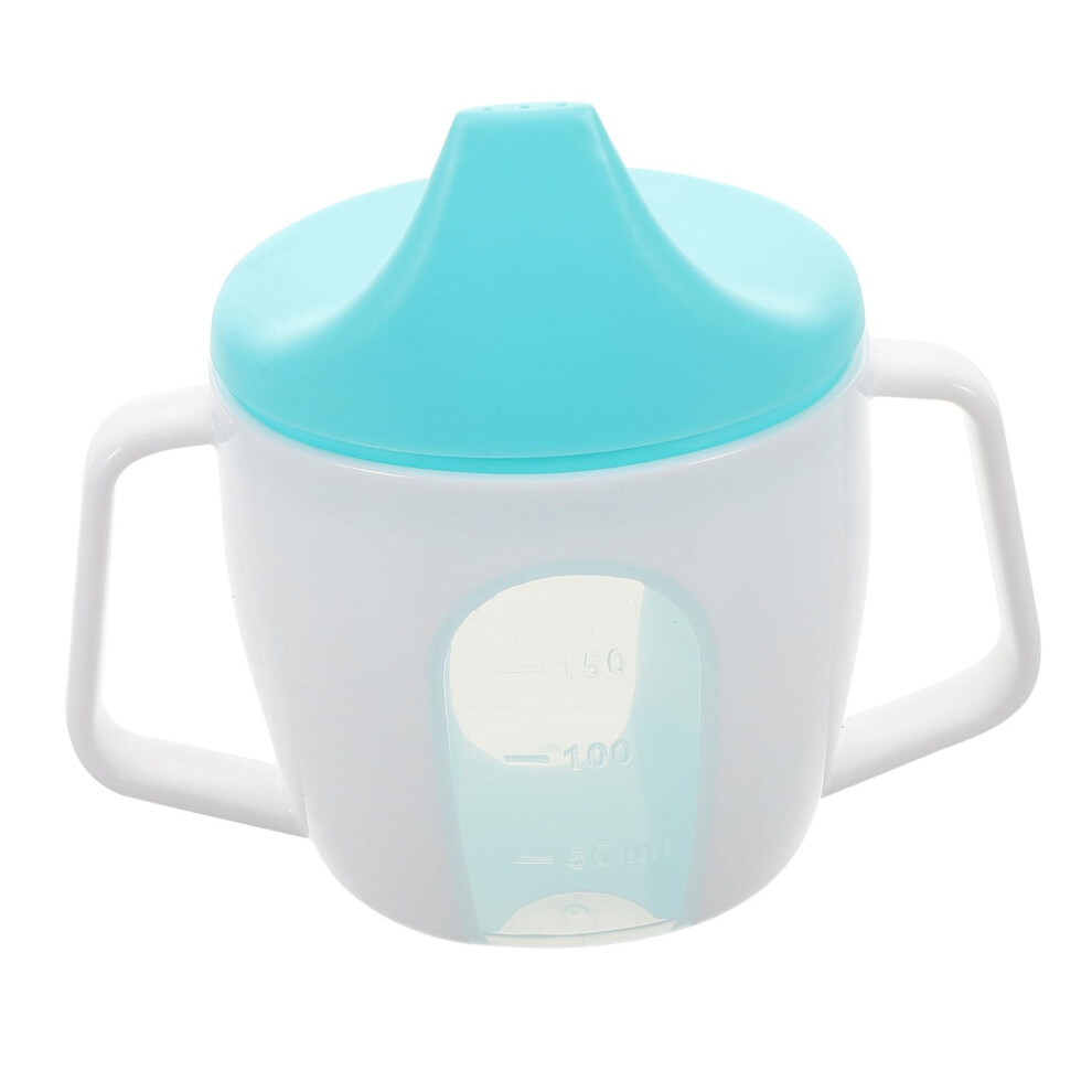 Water Bottle With Handle And Scale, PP Drink Cup For Kids, Easy Grip Sippy Cup For Safe Drinking And Training