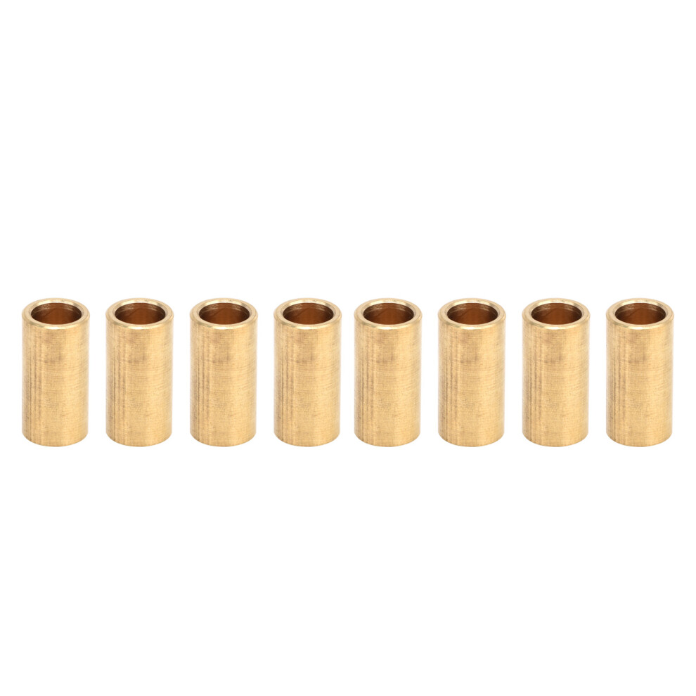 Bushing 8 Pcs Copper Sleeve For Electrical Equipment Heavy Load Capacity Bronze 6941377700305