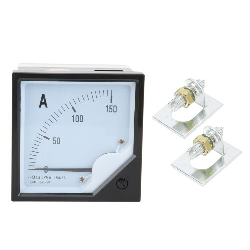 6L2 AC Pointer Ammeter Panel Meter 150A/5A Easy Read for Industry 1