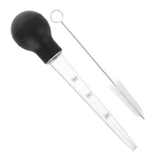 Silicone Turkey Baster and Meat Marinade Injector with Clear Measuring Tube for BBQ and Roasting