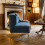 Homcom (Blue) HOMCOM 2 Seater Sofa, Small Sofa with Wing Back, Thick Seat 9
