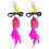 Self Entertaining Door Mounted Cats Toy Elastic Mouse-Pink 1