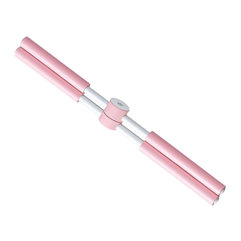 Pink Postures Corrector Yoga Cross Stick Yoga Stick Stretching Tool For Neck Hump Rehab Home Gym Sitting Daily Use