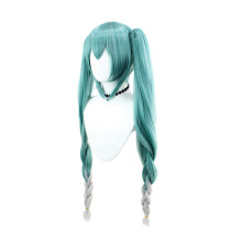 Anime Cosplay Wig Synthetic Fiber Miku Style One Size Halloween Costume Party