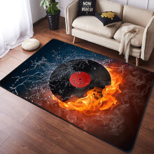 Drum Rug NonSlip Soundproof Carpet with Shock Absorption for Drum Set Studio Stage 100x160cm
