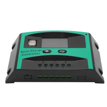Rialaitheoir Muirir Gréine PWM Taispeántas LCD Aschur Dúbailte USB Rialaitheoir Muirir Gréine Uiscedhíonach Rialú Chliste Teicneolaíocht PWM