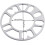 Universal 5mm Hubcentric Wheel Spacers 4x100 5x114.3 Fit Multiple Bolt Patterns Improve Handling 4