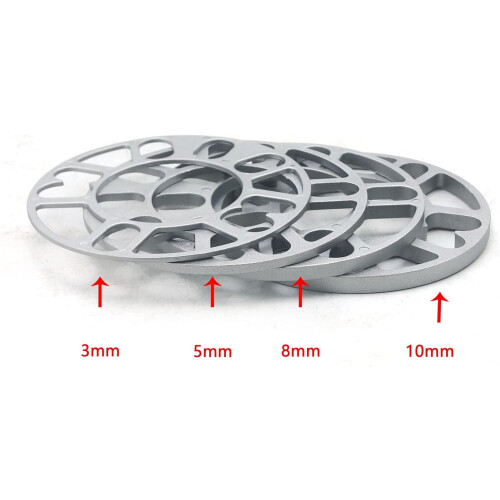 Universal 5mm Hubcentric Wheel Spacers 4x100 5x114.3 Fit Multiple Bolt Patterns Improve Handling 2