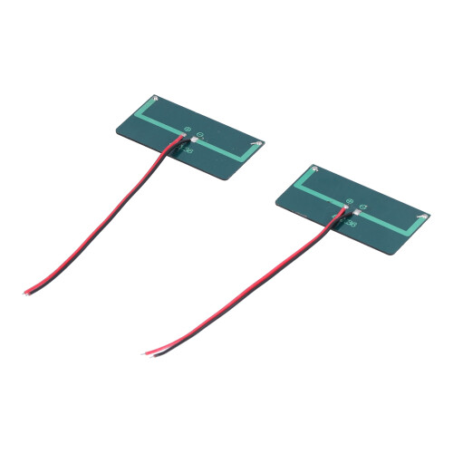 2 Module Solarzelle 68x36mm 0,3W Polysilizium Mini-Stromzellen 5V 1